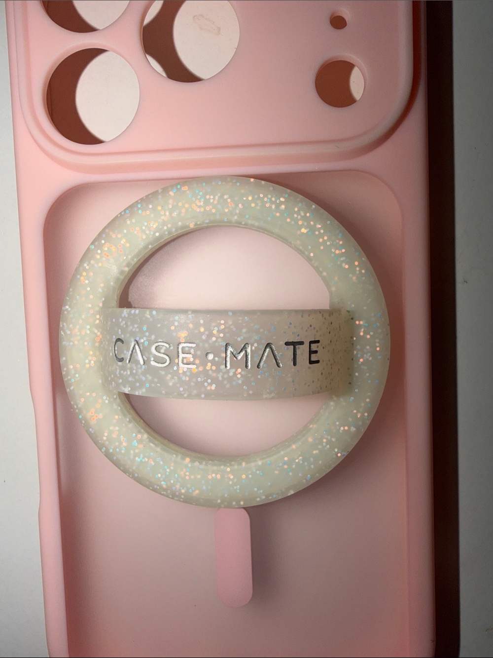 case-mate Iridescent Glitter Ring Phone Grip
